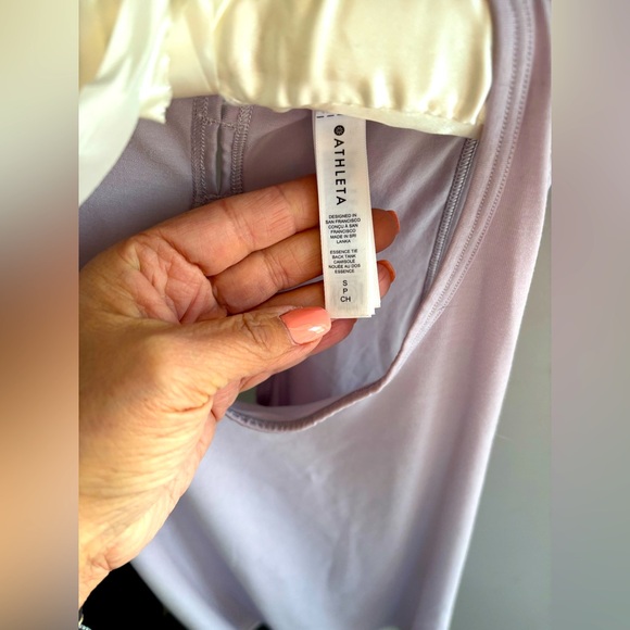 Athleta Essence Tie Back Tank size small - Picture 5 of 7